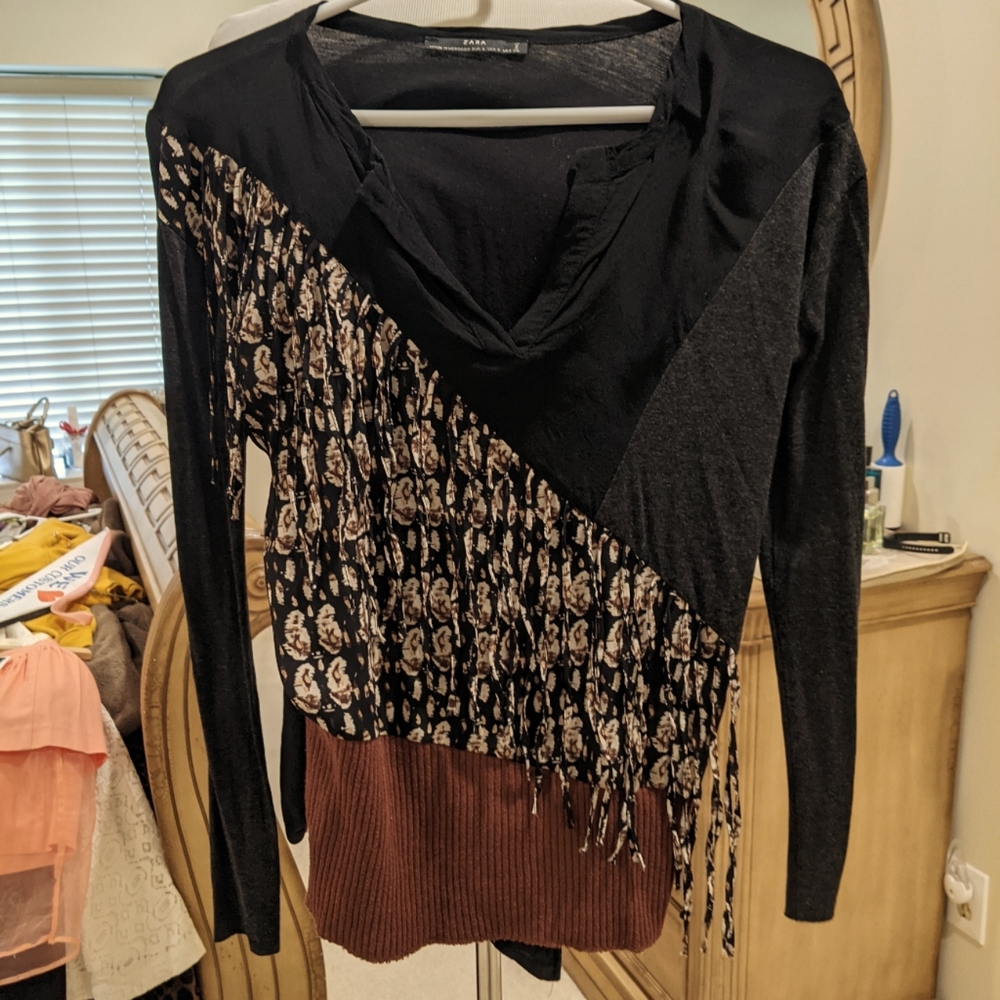 Multicolored Zara fall top